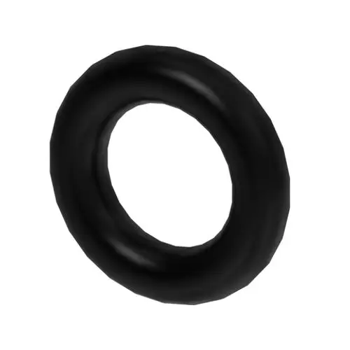 Schwarzer O-Ring von Roth, zylindrische Form ohne erkennbare Maße, vor weißem Hintergrund.